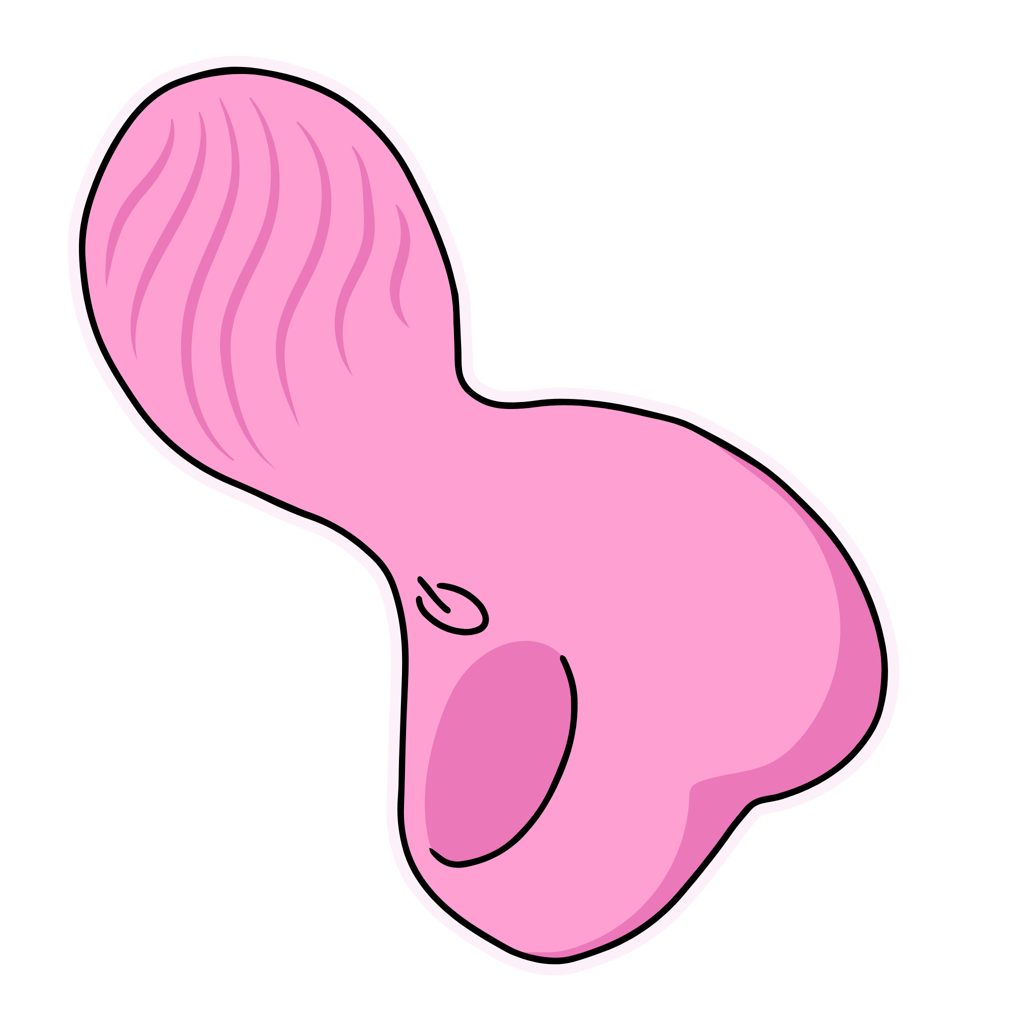 Chiara finger vibrator with ergonomic finger loop