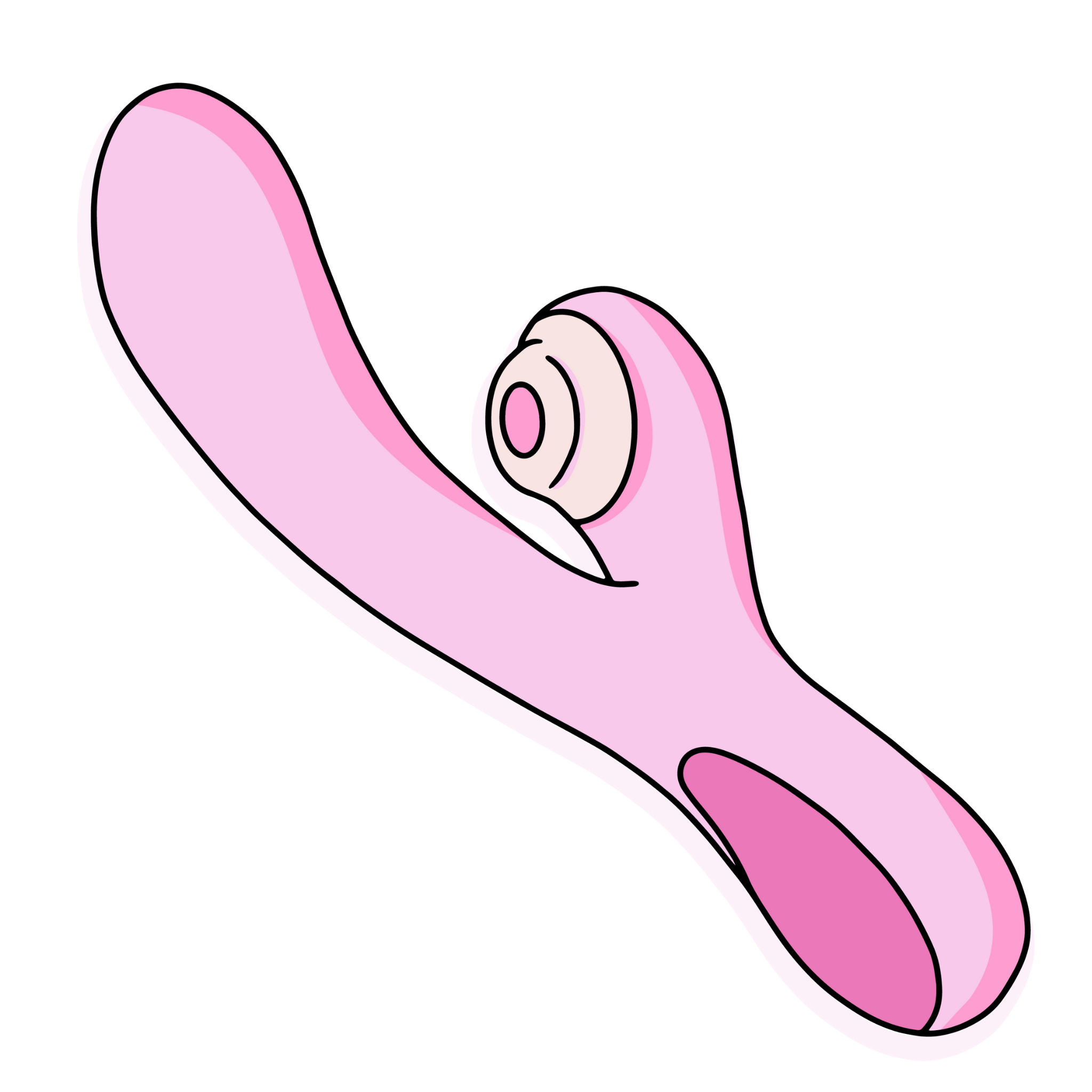 Minxy Mona rabbit vibrator with clitoral suction head
